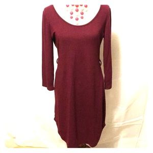 Polly & Esther burgundy/plum dress